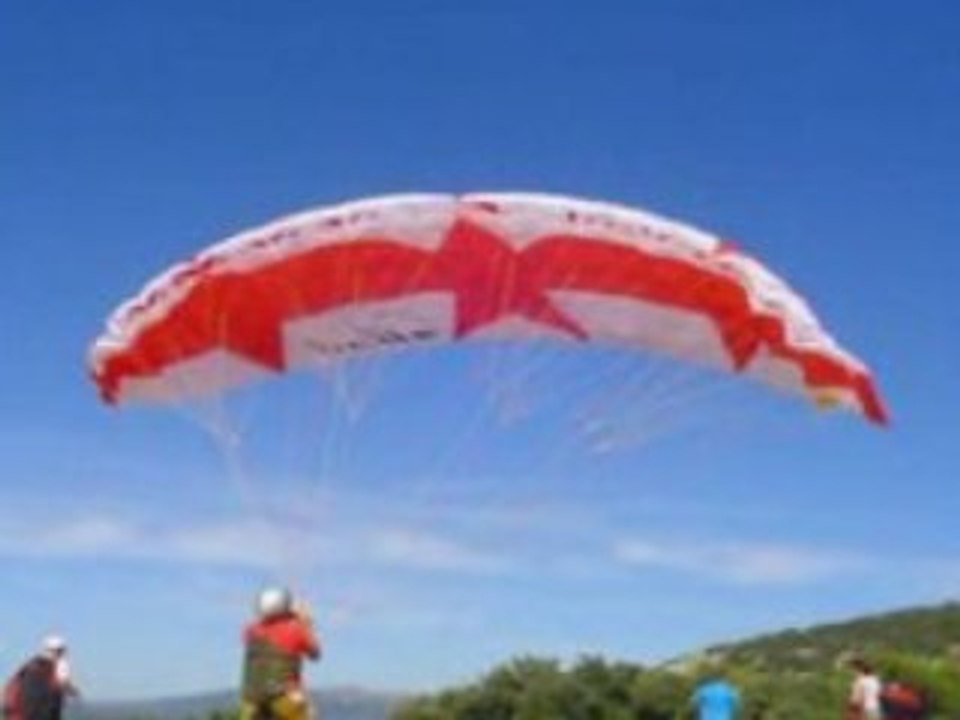 parapente Thibaut et la bulle