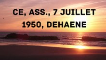 CE, Ass., 7 juillet 1950, Dehaene