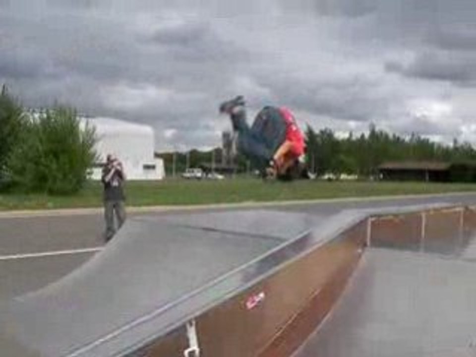 Essai de Frontflip