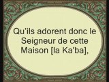 Sourate 106: Quraysh (sourate Les Coraïch)