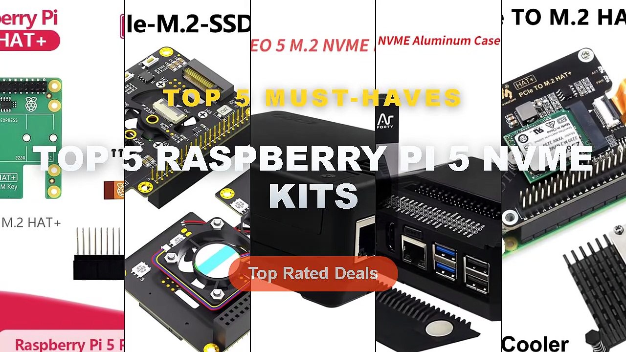 Top 5 Best Top 5 Raspberry Pi 5 NVMe Kits (Must Have!) - Raspberry Pi5 ...