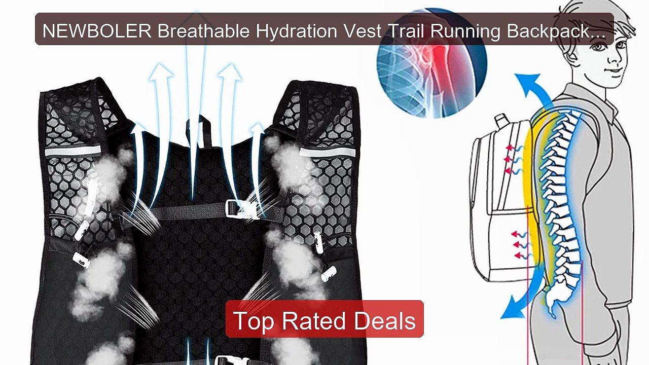 NEWBOLER Breathable Hydration Vest Trail Running Backpacks Lig... -- Best Buy 2026 | Great Quality!