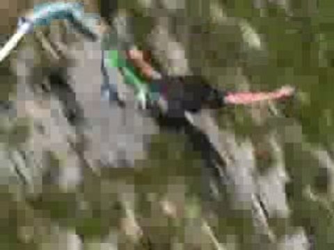 saut à l'élastique du pont de l'artuby