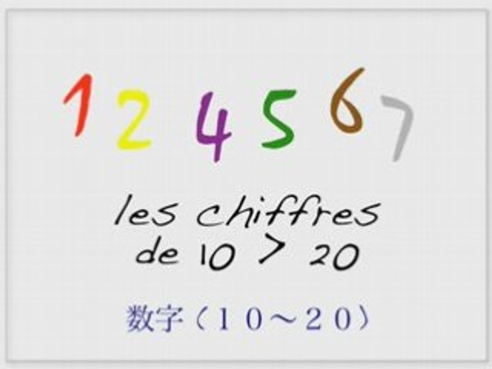 chiffres10 a 20