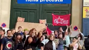 Gli studenti italiani uniti ai francesi nella protesta