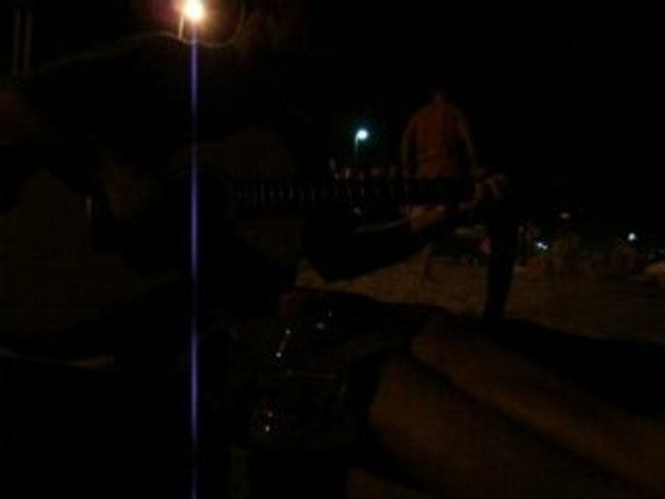 no woman no cry guitare sur la plage