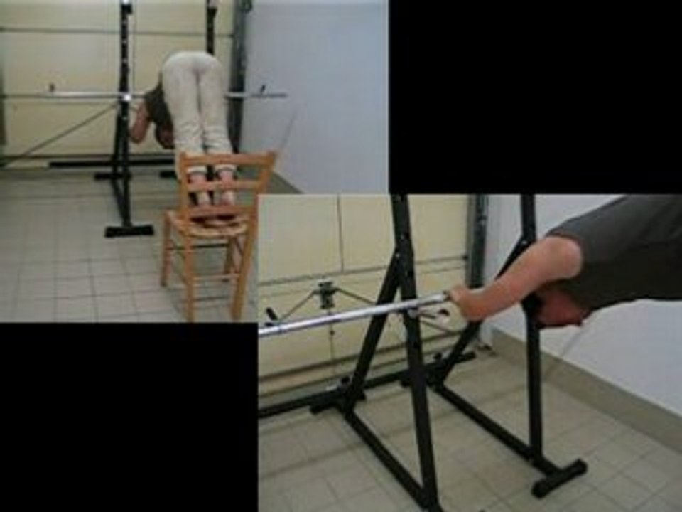 Exercice triceps sur un RBR 500
