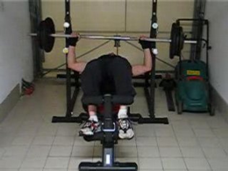 Test au développé couché, 1x94kg