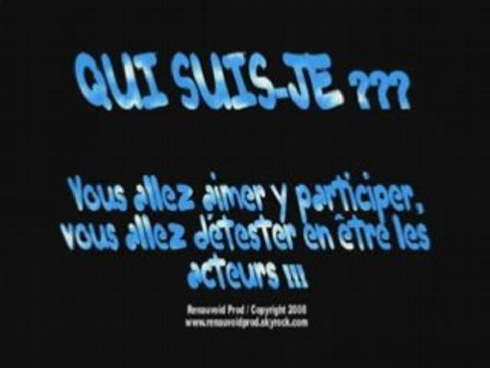 Qui suis-je
