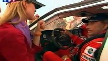 14 04 2001 - Journal TF1- Arrivée Rallye de Tunisie Optic 2000 Boeuf bivouac