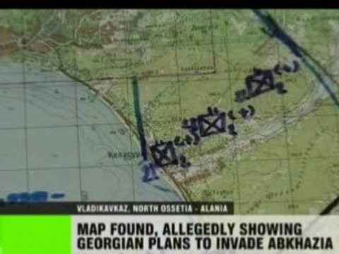 showing georgian plans to invade abkhazia