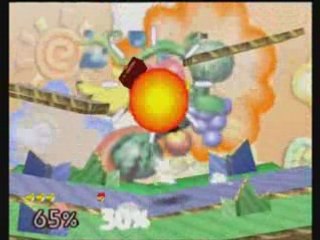 Super Smash Bros : exemple d'un combat