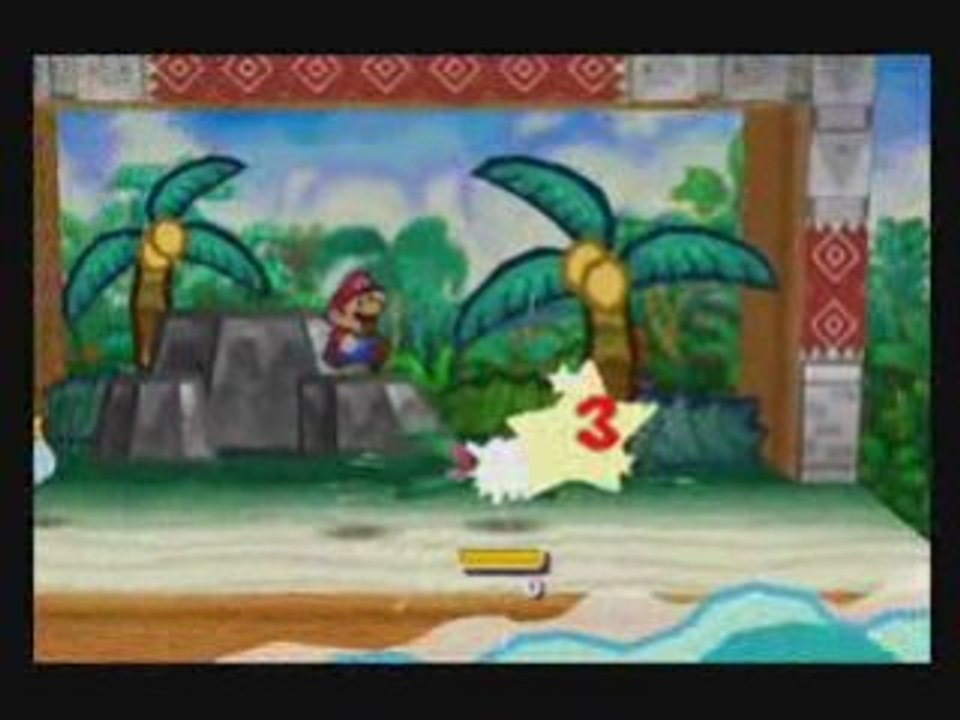 Paper Mario : exemple de gameplay