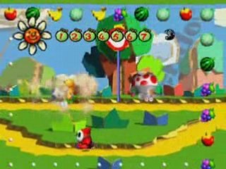 Yoshi's Story : exemple d'un niveau