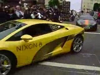 Start of Gumball 3000 Rally 2008