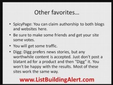 List Building and Traffic with Blogs