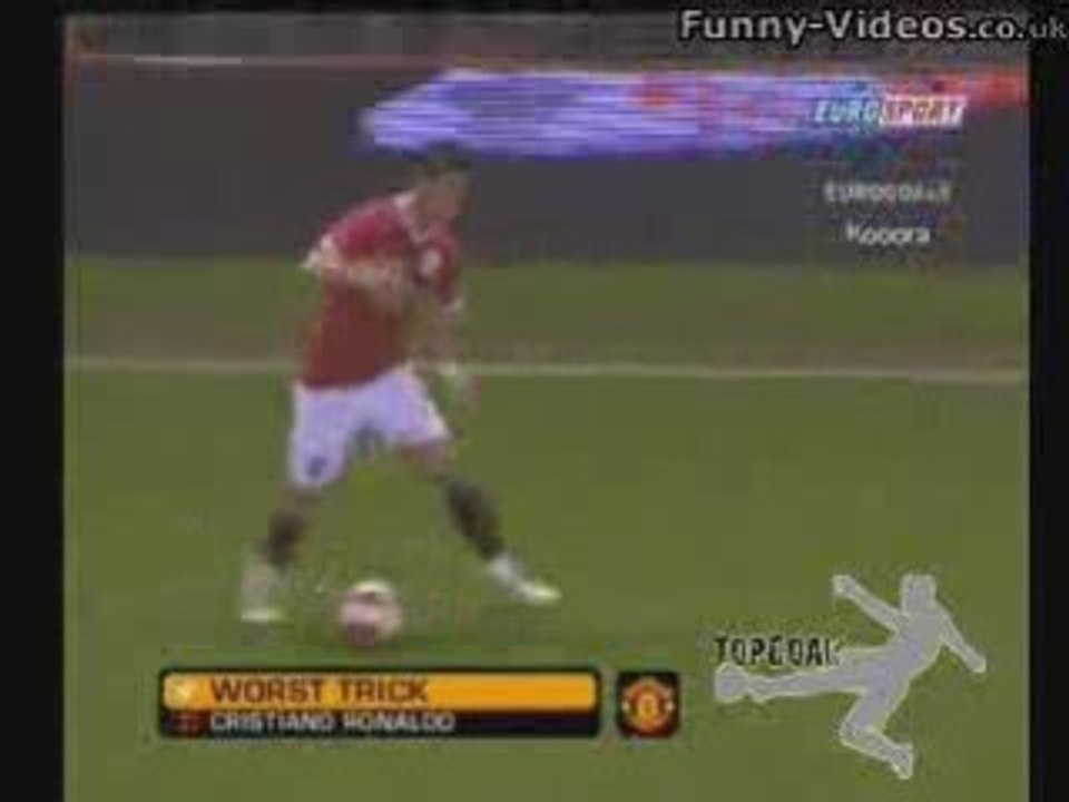 Drible raté de Ronaldo