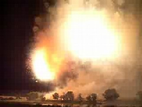 Sortie feux artifice de Pont Saint Esprit du 02/08/08