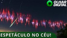 Mais de 100 “duendes vermelhos” e um meteoro iluminam o céu do Rio Grande do Sul