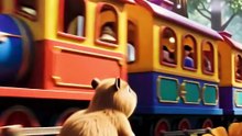 CAPIBARA MELODIES - CAPITULO 9 CONOCE EL TREN MAGICO 🚂 VIDEO INFANTIL