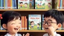 Nhóm bé Na giúp dọn dẹp thư viện sách luôn ngăn nắp