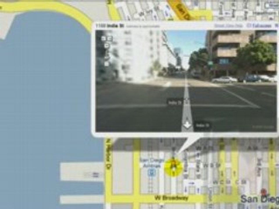 Google Street View (360 degrees)