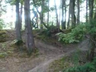 TLR descente cross country VTT (belvédère des caillettes)