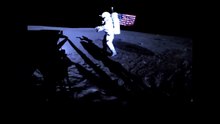 Por qué no se ven estrellas en la Luna