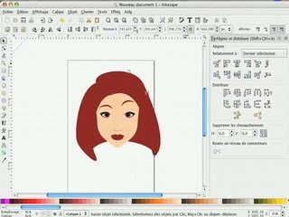 Realiser portrait femme (visage)
