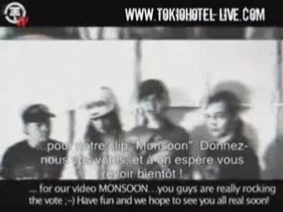 Message de Tokio Hotel - Sous-titres français - MTV VMA