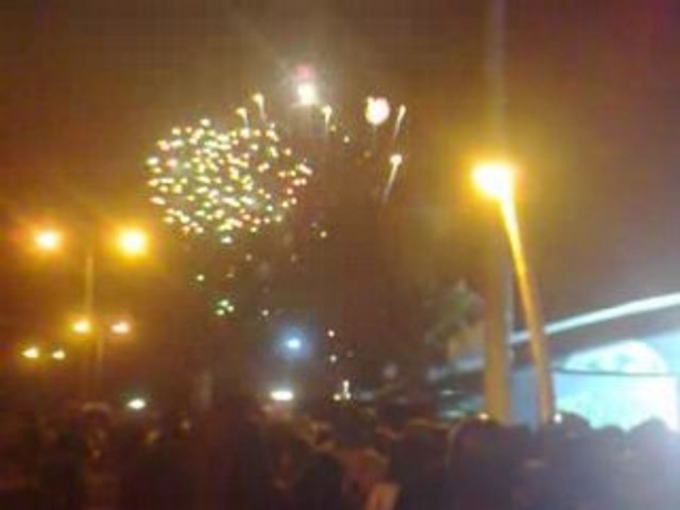 Feu d'artifice au Moule