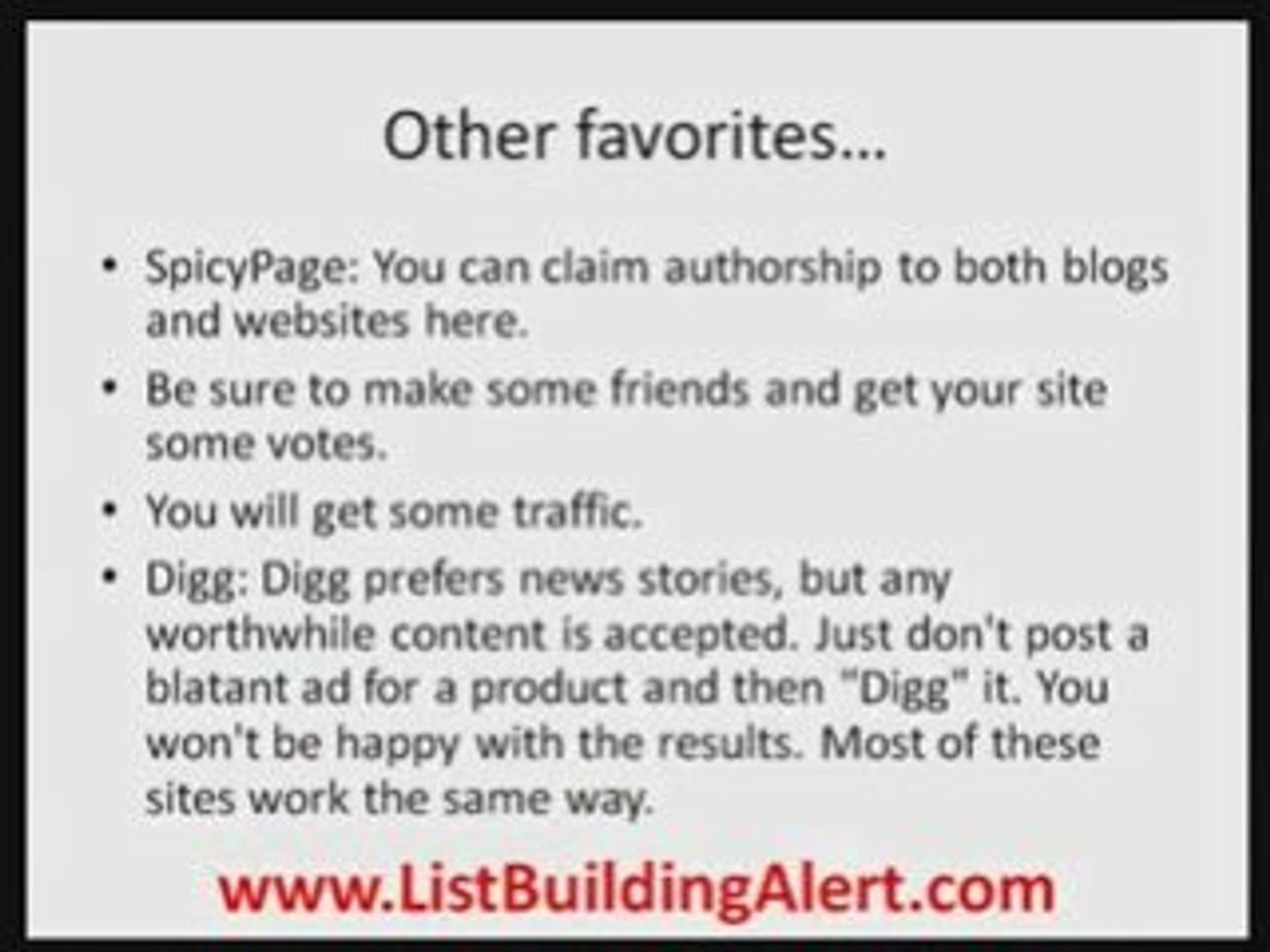 List Building and Traffic with Blogs