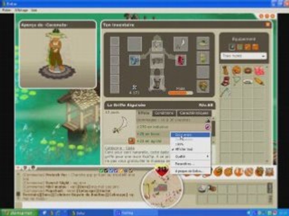 Dofus eca terre lvl 85 anneaux pouris en attente de gelano;)