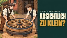 Holzrad: Warum der Eisenreifen absichtlich zu klein ist