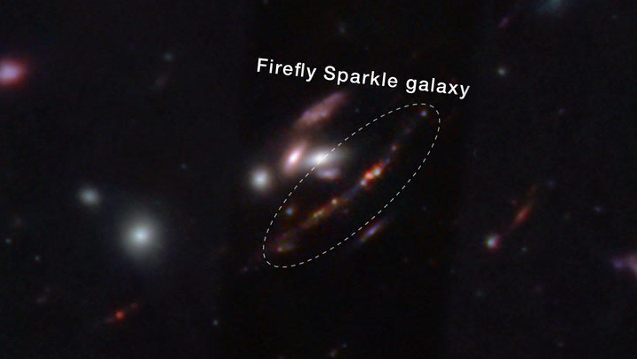 James Webb Space Telescope Captures The Ancient 'Firefly Sparkle' Galaxy