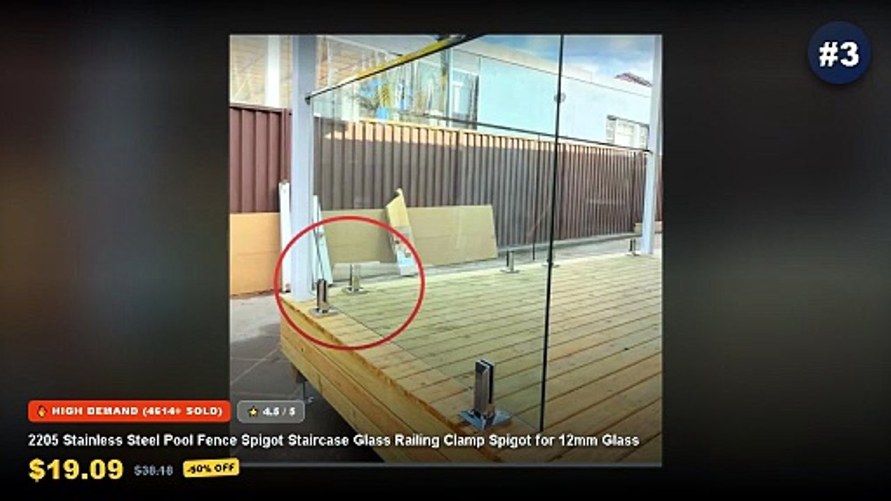 Cheap & Best Top 5 Glass Railing Clamps For Pool Fences Unboxing ...