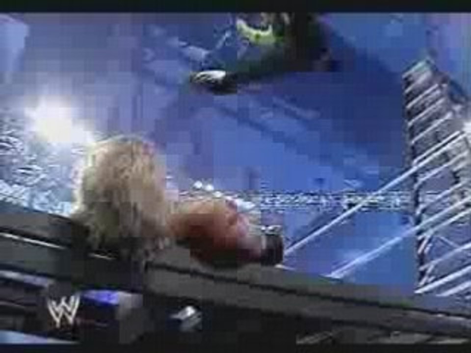 WWF WWE Wrestlemania 23 Jeff Hardy Insane dive onto edge Mon