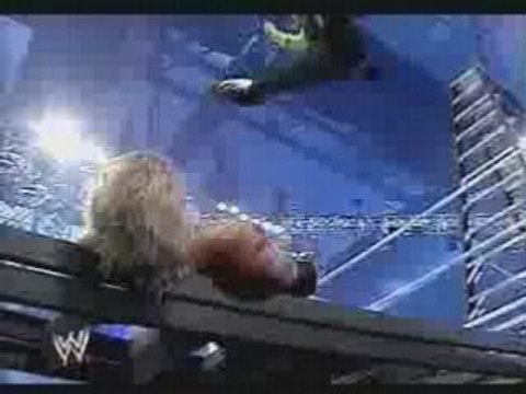 WWF WWE Wrestlemania 23 Jeff Hardy Insane dive onto edge Mon