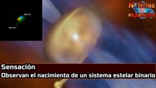 Observan el nacimiento de una estrella gigante y su estrella compañera [Noticias espaciales]!