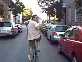 Session vélo dans Montréal