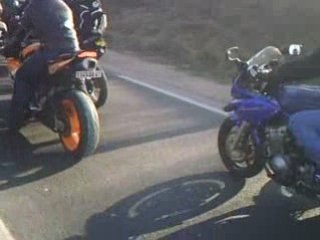 manif moto ,non au control tecknique, fevrier 2008