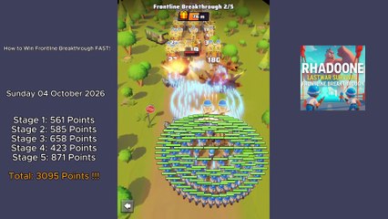 3095 POINTS - 04/10/2026 🔥 FRONTLINE BREAKTHROUGH  | LAST WAR: SURVIVAL