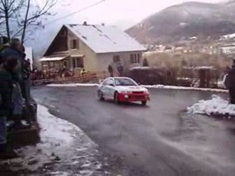 Jerome chavanne-gregory dalzatto rallye neige haute alp 2008