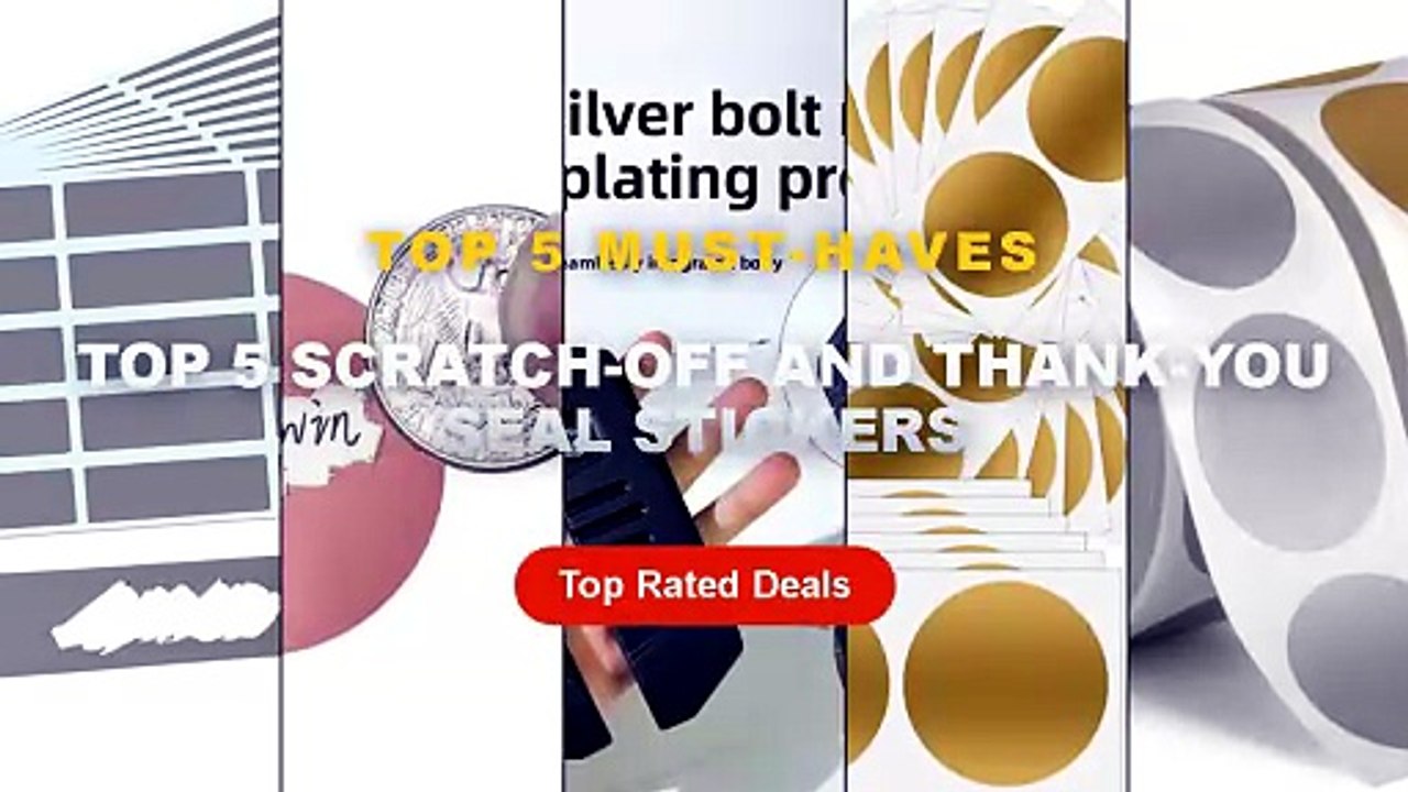 Why Everyone Is Buying Top 5 Scratch-Off And Thank-You Seal Stickers ...