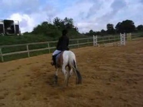 Moi et didjy à mon 1er concours de C.S.O.