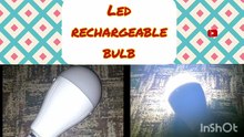 New LED rechargeable bulb full review