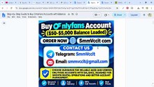 Best Sites for Bu`y OnlyFans Account With Balance – Buy Sell Trade