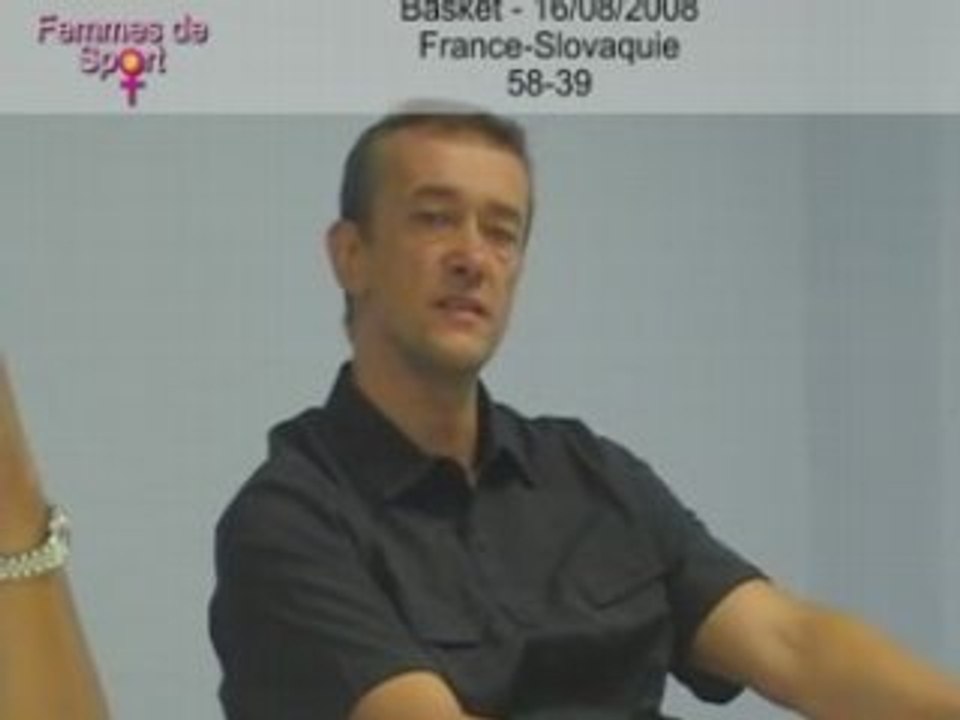 France Slovaquie - 16-08-2008 - Après match