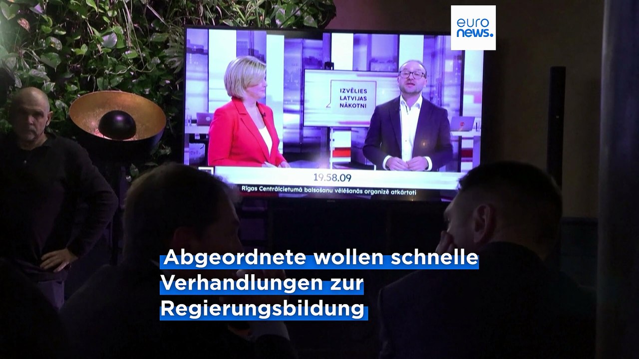 Proeuropäische regierungspartei in lettland gewinnt wahl, populisten legen zu