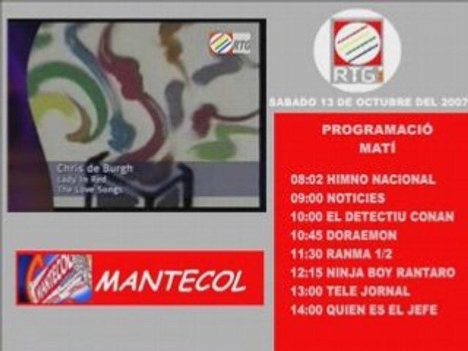 Transmicion nocturna de RTG